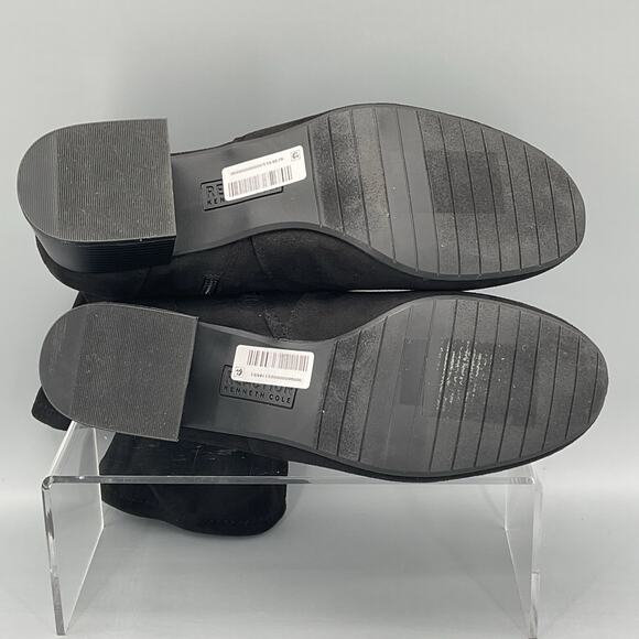 NEW Kenneth Cole Reaction Women’s Road Stretch Block Heel Booties Black Size 11M - Picture 8 of 10
